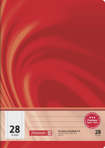 Brunnen premium schulheft - premium, a4