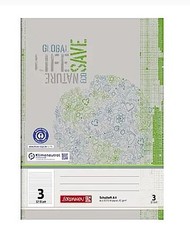 Brunenn Schulheft A4 Liniatur