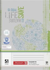 Brunnen Schulheft Recycling A6