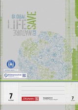 Schulheft DIN A4, Lineatur 7