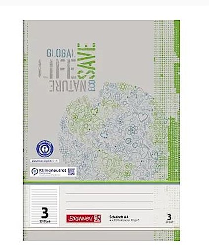 Brunenn schulheft liniatur - a4,