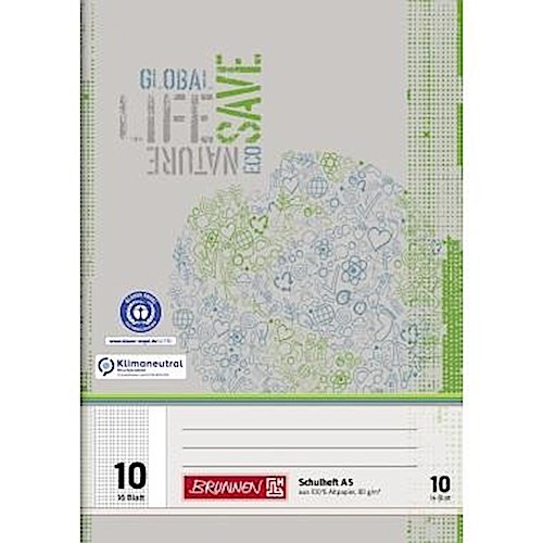 Brunnen schulheft lineatur - schulheft, a5