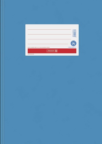 Hefthülle hellblau aus - hefthülle, a4