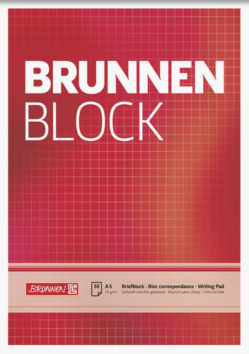 Brunnen briefblock - brunnen, /